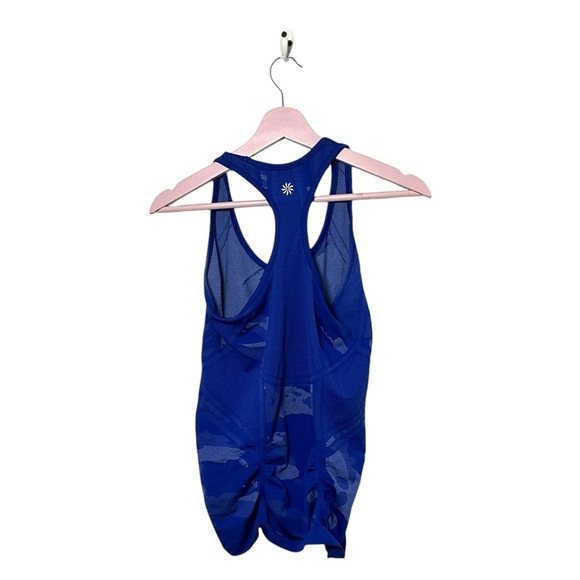 Athleta Fastest track camp tank top blue camo Small - Picture 3 of 5